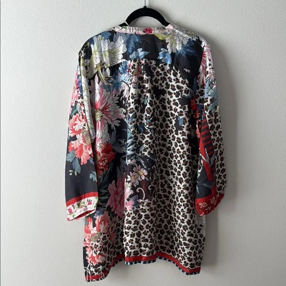 Johnny Was Ontari Cordia Tunic Floral Print Women's Top - Picture 4 of 8